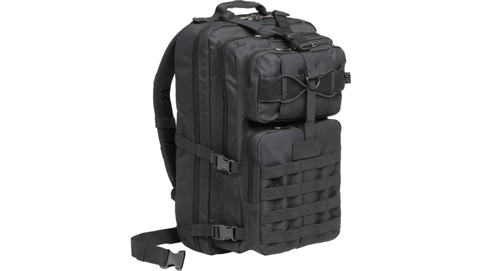 Bulldog Cases &amp; Vaults Medium 2 Day Ranger/Computer Back Pack, Black, BDT411B