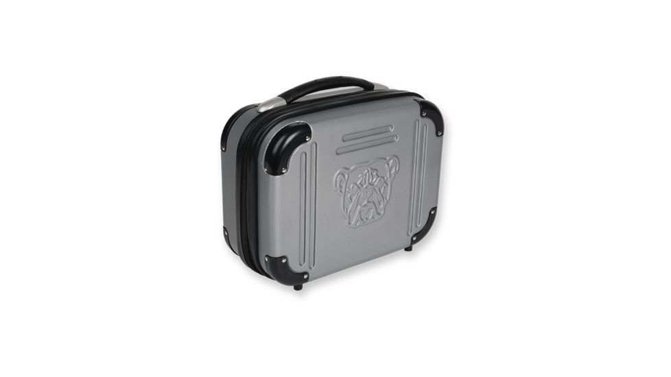 Bulldog Cases &amp; Vaults 9x12x5in. Molded Double Pistol Case, Gray w/ TSA Lock BD580