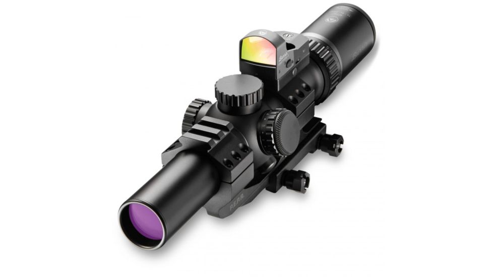 Burris RT-6 Tactical Kit1-6x24 mm Rifle Scope, 30mm Tube, Second Focal Plane, Red Ballistic AR 5X Reticle w/ FastFire 3 &amp; P.E.P.R Mount, Matte, Black, 200475