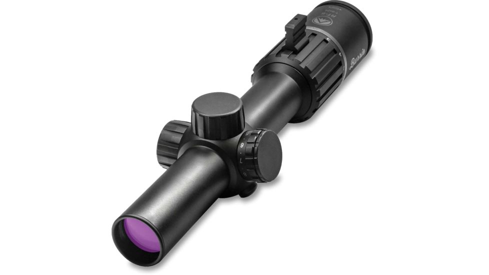 Burris RT-6 1-6x24 mm Rifle Scope, 30mm Tube, Second Focal Plane, Red Ballistic AR 5X Reticle, Matte, Black, 200472