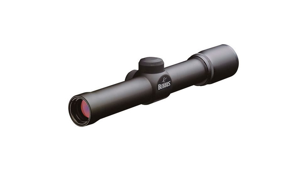Burris Scout 2.75x20 mm Rifle Scope, 1 in Tube, Second Focal Plane, Black, Matte, Non-Illuminated Heavy Plex Reticle, MOA Adjustment, 200269