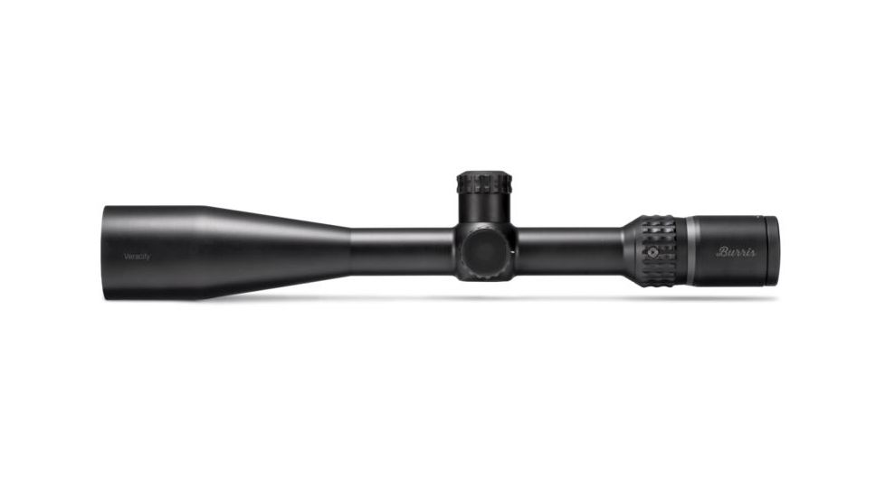 Burris Veracity 5-25x50 mm Rifle Scope, 30 mm Tube, First Focal Plane, Black, Matte, Non-Illuminated Ballistic Plex E1 FFP Reticle, MOA Adjustment, 200651