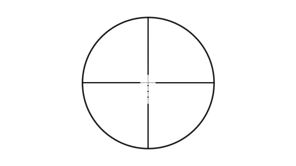Burris Droptine 4.5-14x42mm 1in Tube Rifle Scope w/ZR Rings, Second Focal Plane, Ballistic Plex, Black, 200077-ZR
