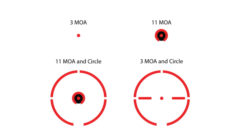 Burris FastFire IV Reflex Red Dot Sight , Multiple 2.75, 6 MOA Circle Dot, Circle Dot Wings Reticle, Black, 300259