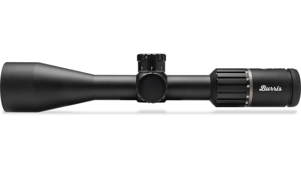 Burris RT 3-15x50 mm Rifle Scope, 30 mm Tube, First Focal Plane, Black, Matte, Non-Illuminated SCR 2 MIL Reticle, Mil Rad Adjustment, 200480