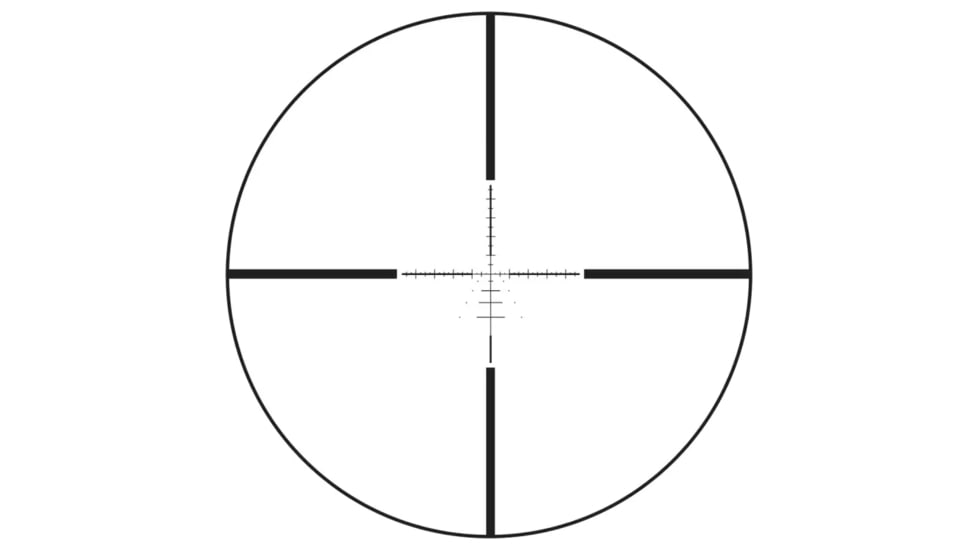 Burris Veracity 4-20x50 mm Rifle Scope, 30 mm Tube, First Focal Plane, Matte, Non-Illuminated Ballistic Plex E1 FFP Varmint Reticle, MOA Adjustment, Black, 200640