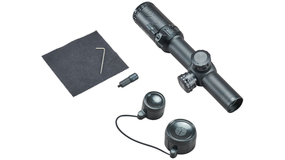 Bushnell AR Optics Riflescope, 1-4x24mm, 30 mm Tube, Second Focal Plane, Illuminated BTR-1 Reticle, Black, AR71424I