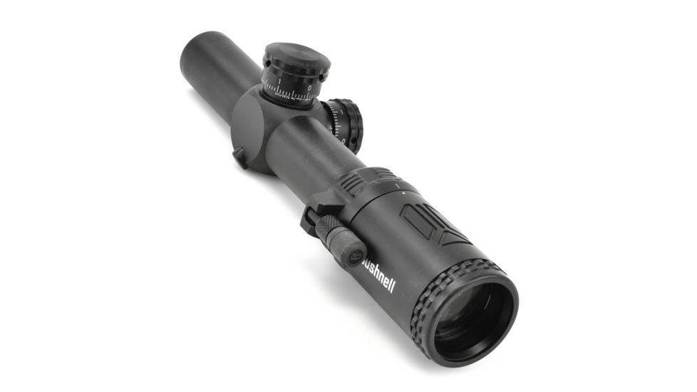 Bushnell AR Optics Riflescope, 1-4x24mm, 30 mm Tube, Second Focal Plane, Drop Zone .223 Reticle, Black, AR71424