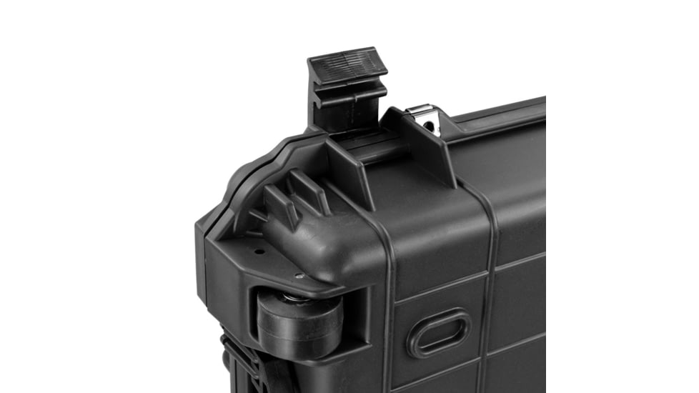 Bushnell 44in Waterproof Roller Hard Rifle Case w/ Foam, Black, Standard, BN00008