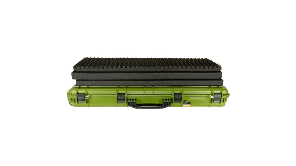 Bushnell Standard 44in Waterproof Roller Hard Rifle Case w/Foam, Green, BN00008-GRN