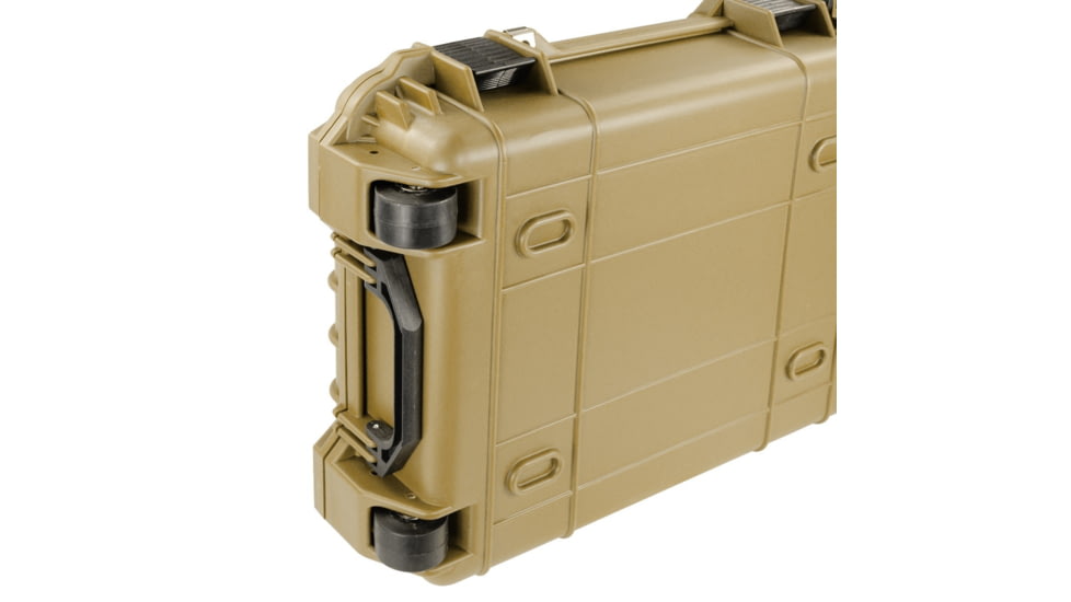 Bushnell 53in Waterproof Roller Hard Rifle Case w/ Foam, Tan, X Large, BN00015-TAN