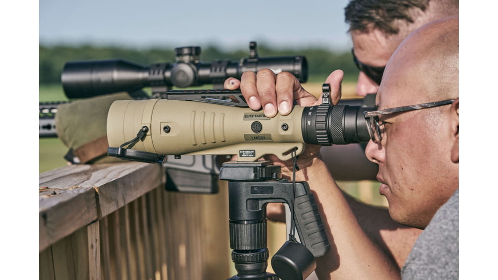 Bushnell 8-40x60 LMSS2 T4 Spotting Scope, Rail, Flat Dark Earth, ET884060T