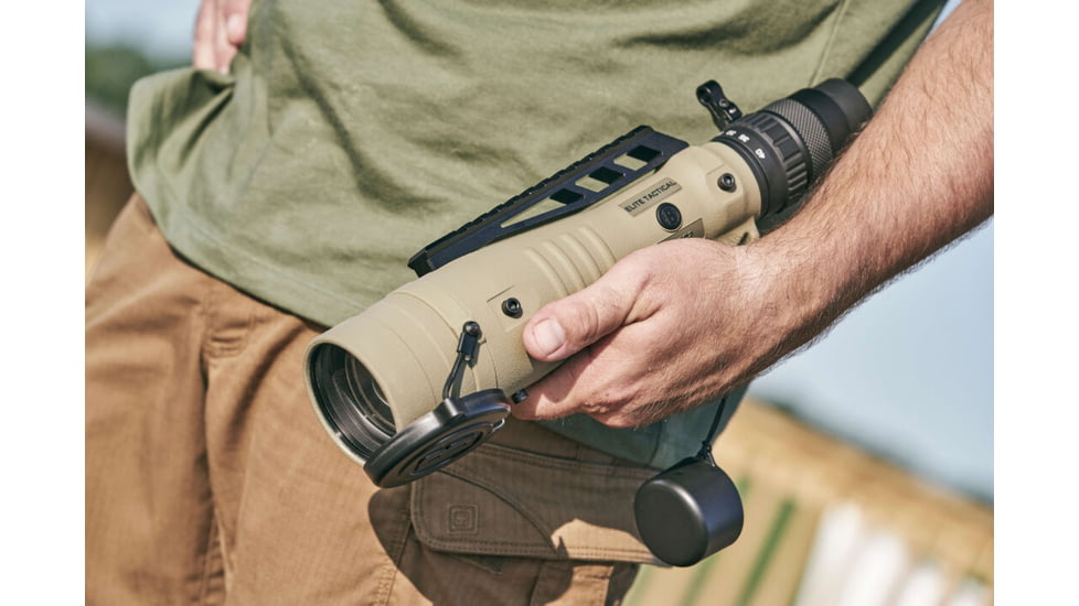 Bushnell 8-40x60 LMSS2 T4 Spotting Scope, Rail, Flat Dark Earth, ET884060T