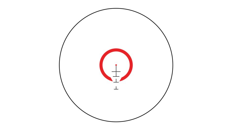 Bushnell AR Optics 1-6x24mm Rifescope, 30mm, SFP, Illum. BTR-1 Reticle, Black, AR71624I