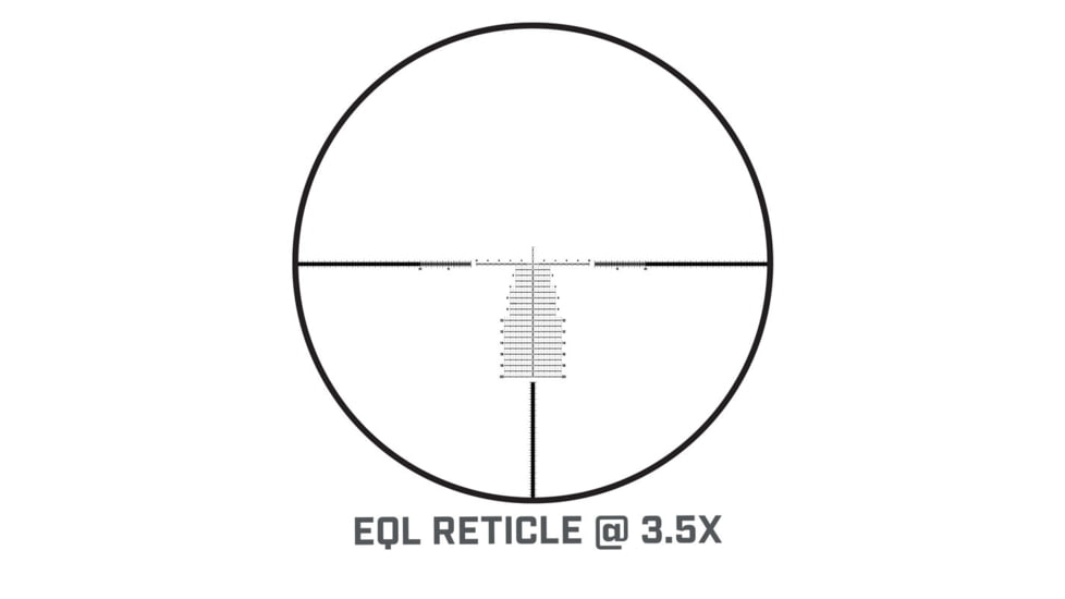Bushnell DMR3 3.5-21x50mm Riflescopes, 34 mm Tube, First Focal Plane, EQL Reticle, Black, ETDMR3EQL