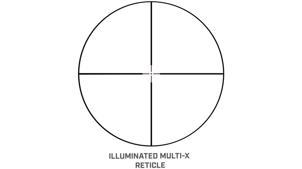 Bushnell Engage 3-9x40mm Rifle Scope, 1 inch Tube, Illuninated Multi-X Reticle, Black, RE3940BS9