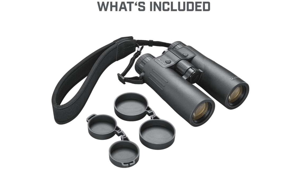 Bushnell Fusion X 10X42 Rangefinding Binoculars, BK-7, Center Focus System, Roof Prism, Black, FX1042AD