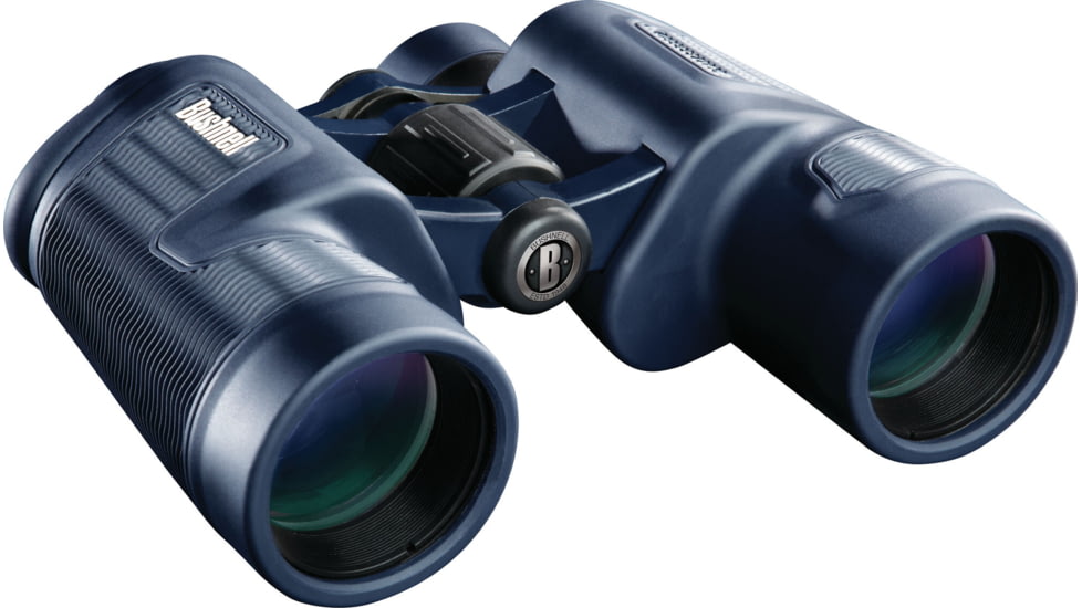 Bushnell H2O 8x42mm Porro WP/FP Binocular, Twist Up Eyecups, Box 6L, Dark Blue, 134218R