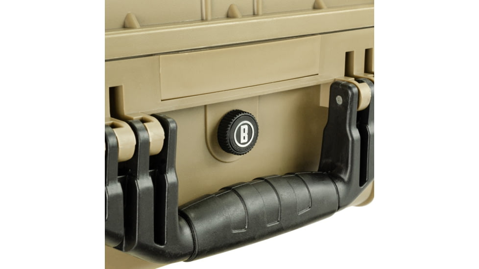 Bushnell Medium 20in Waterproof Gear/Gun Hard Case w/ Foam, Tan, Large, BN00002-TAN
