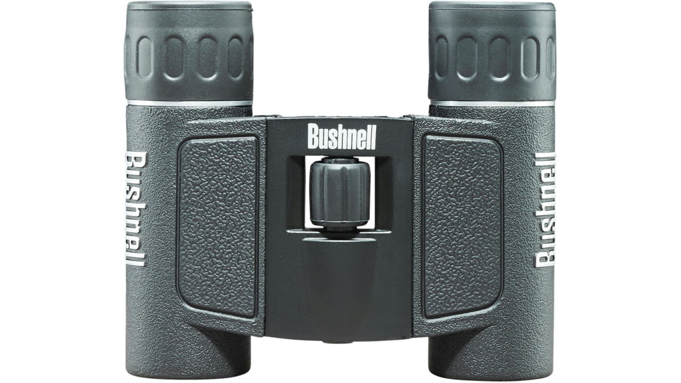 Bushnell PowerView 10x25 Roof Prism Compact Binocular, Black, 132516