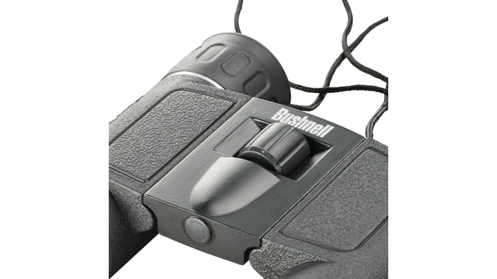 Bushnell PowerView 10x25 Roof Prism Compact Binocular, Black, 132516