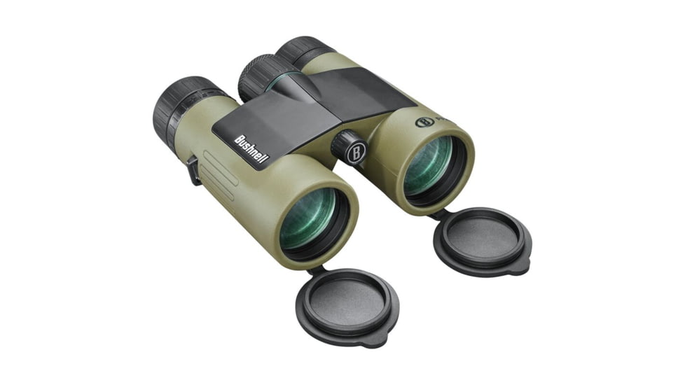 Bushnell Prime 10x42mm Roof Prism Binocular w/Vault Bundle, Green, BP1042VTC