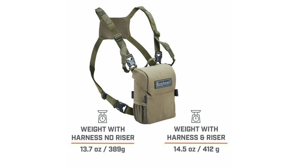 Bushnell Prime 10x42mm Roof Prism Binocular w/Vault Bundle, Green, BP1042VTC