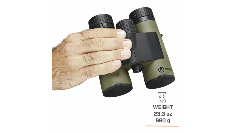 Bushnell Prime 10x42mm Roof Prism Binocular w/Vault Bundle, Green, BP1042VTC