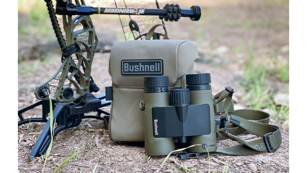 Bushnell Prime 12x50mm Roof Prism Binocular w/Vault Bundle, Green, BP1250VTC