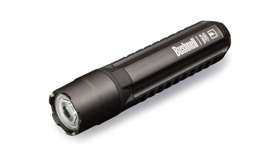 Bushnell Rechargeable Rubicon Flashlight,250 Lumen,Grey,Clam 10R250