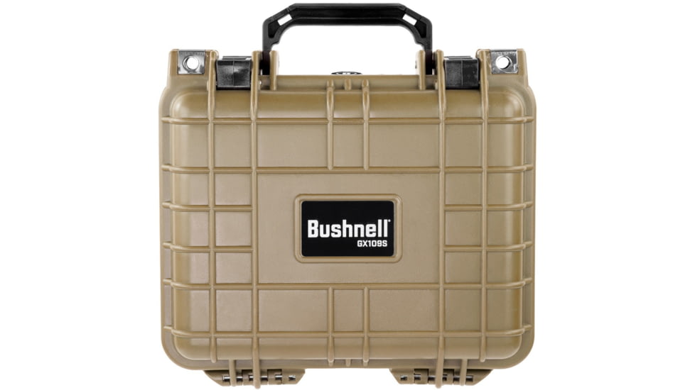Bushnell Small 10.62in Waterproof Protective Gear Case w/ Foam, Green, Small, BN00022-TAN