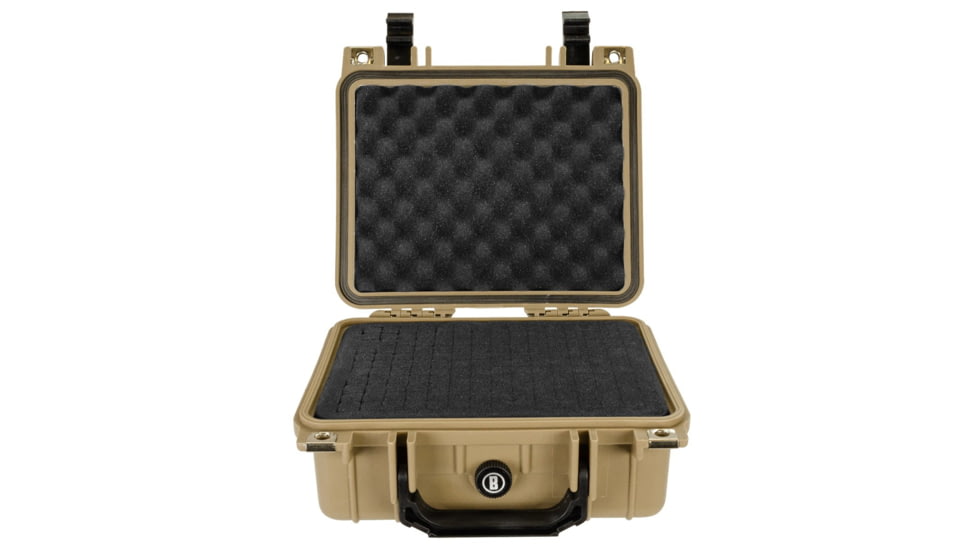 Bushnell Small 10.62in Waterproof Protective Gear Case w/ Foam, Green, Small, BN00022-TAN