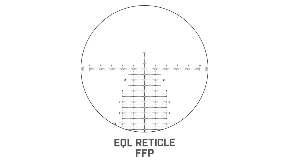 Bushnell XRS3 6-36x56mm Riflescopes, 34 mm Tube, First Focal Plane, EQL Reticle, Black, ETXRS3EQL