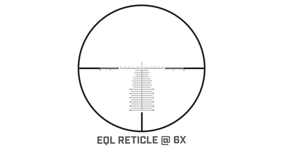 Bushnell XRS3 6-36x56mm Riflescopes, 34 mm Tube, First Focal Plane, EQL Reticle, Black, ETXRS3EQL