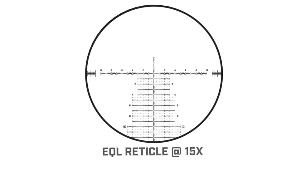 Bushnell XRS3 6-36x56mm Riflescopes, 34 mm Tube, First Focal Plane, EQL Reticle, Black, ETXRS3EQL