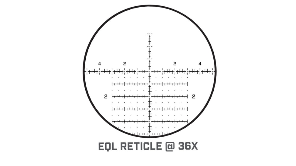 Bushnell XRS3 6-36x56mm Riflescopes, 34 mm Tube, First Focal Plane, EQL Reticle, Black, ETXRS3EQL