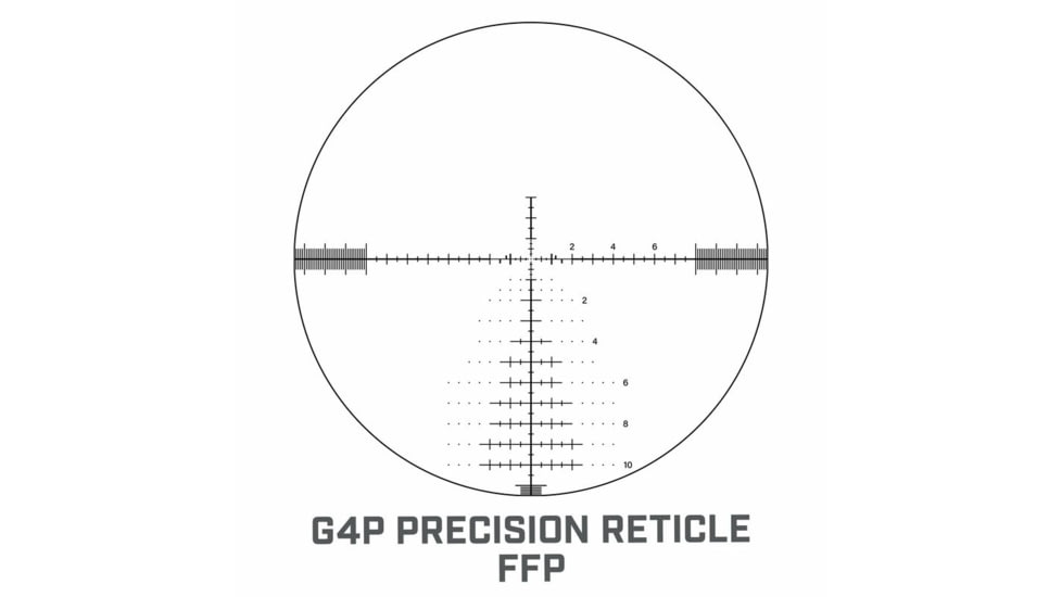 Bushnell XRS3 6-36x56mm Riflescopes, 34 mm Tube, First Focal Plane, G4P Reticle, Black, ETXRS3G4