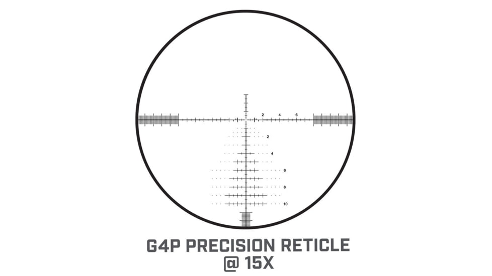 Bushnell XRS3 6-36x56mm Riflescopes, 34 mm Tube, First Focal Plane, G4P Reticle, Black, ETXRS3G4