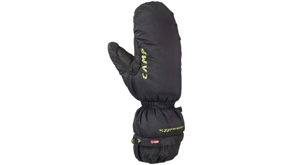 C.A.M.P. Summittn Mountaineering Mitt - Unisex, Black / Lime, Small, 2836S