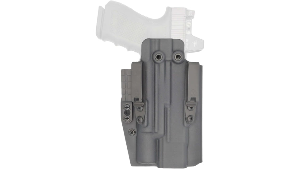 C&amp;G Holsters Alpha IWB Tactical Holster, Glock 34/17/19 XH50, Left Hand, Black, 7013-100