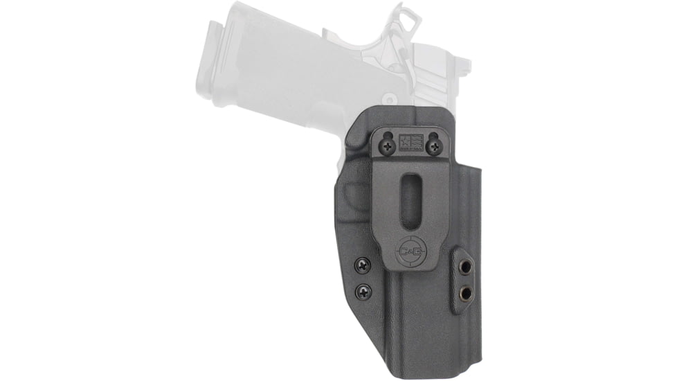 C&amp;G Holsters Covert IWB Holsters, 1911 DS Prodigy 4.25in, Left Hand, Black, 1067-100