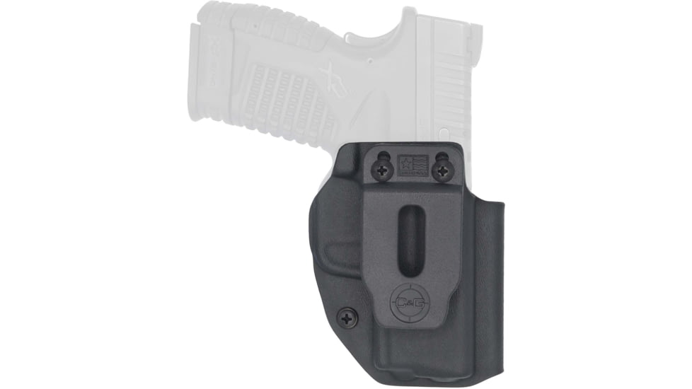 C&amp;G Holsters Covert IWB Holsters, Springfield XDs/XDs MOD2 3.3, Left Hand, Black, 0977-100