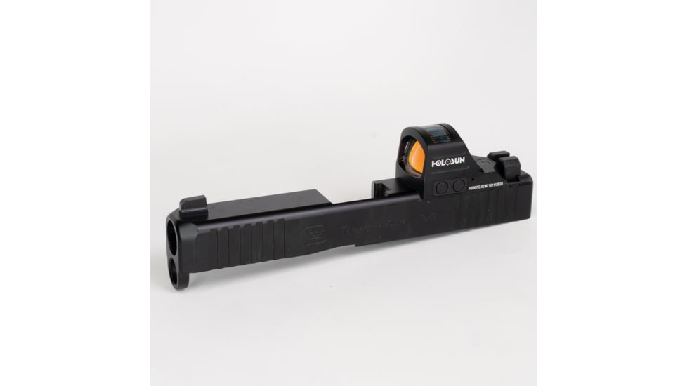 C&amp;H Precision Weapons Back Up Iron Sights For Rmr/holosun On Glock/walther Pdp-optics Ready/direct Milled Slides - BUIS-GL-RH-285TF-285BR