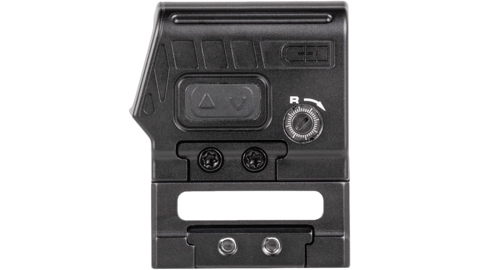 C&amp;H Precision Weapons STRYKR, Red Dot, 3 MOA Red Dot and 33 MOA Circle, Matte Finish, Black