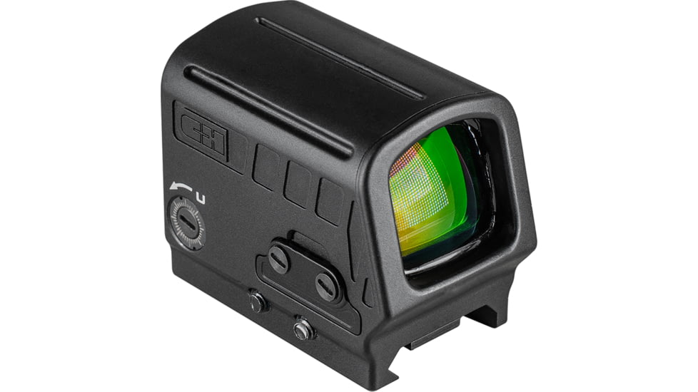C&amp;H Precision Weapons STRYKR, Red Dot, 3 MOA Red Dot and 33 MOA Circle, Matte Finish, Black