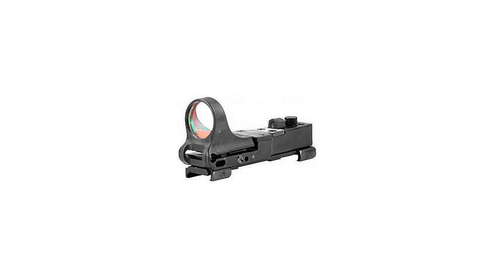 C-More Railway 8MOA Waterproof Weaver/Picatinny Red Dot Sight, Black CMCRWB-8