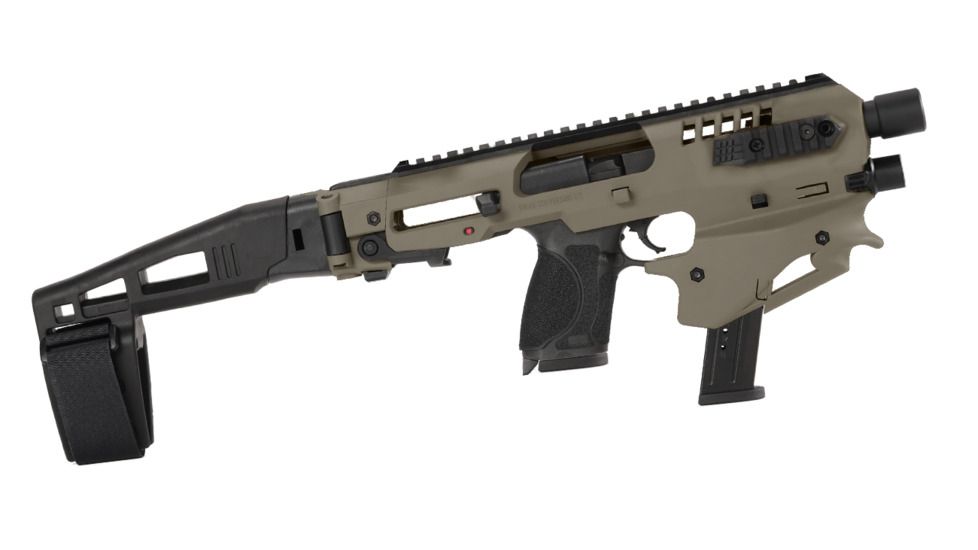 CAA Sig Sauer MCK - Micro Conversion Kit, Sig Sauer P320 9mm/.40, OD Green, Long Stabilizer, MCKSIGG