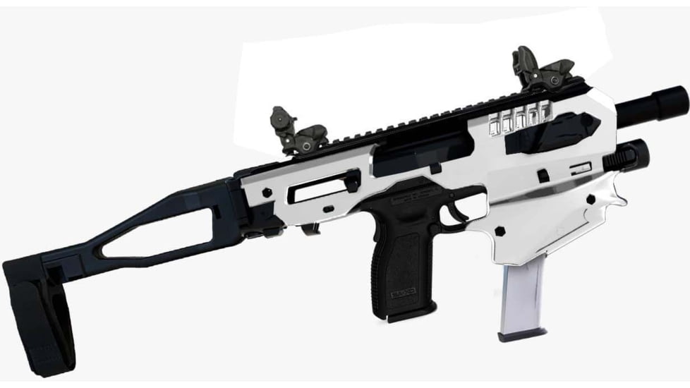 CAA Micro Conversion Advanced Kit for Springfield Armory .45ACP/10mm, White, MCKSA45WA