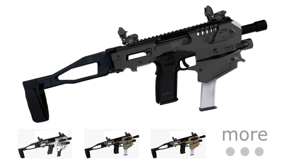 CAA Micro Conversion Advanced Kit for Springfield Armory .45ACP/10mm, Black, Clear, Green, Tan, Tungsten Gray, White