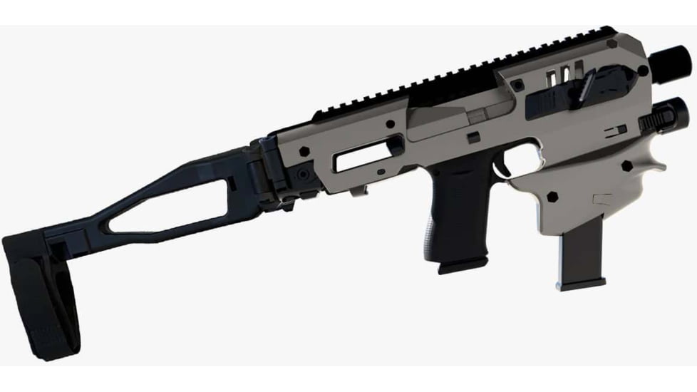 CAA Gen 2 Glock 43/43x/48 Micro Conversion Kit, Tungsten Gray, MCK43/48GEN2TU